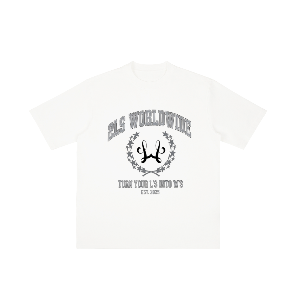 2LS EST 2025 Vintage Wash Drop Shoulder T-shirt