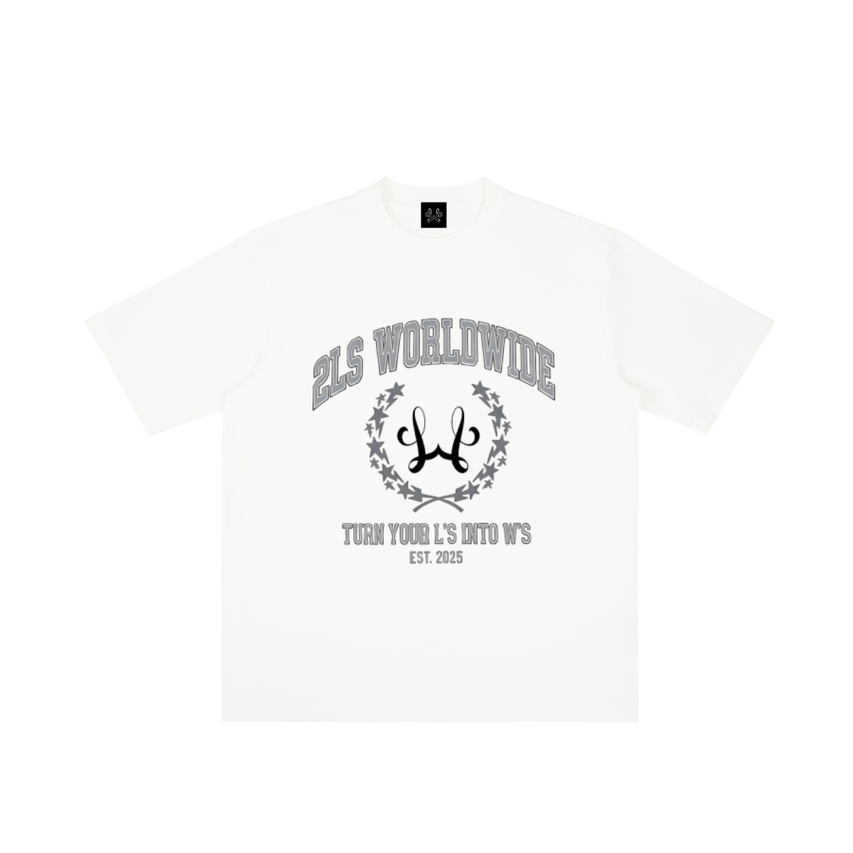 2LS EST 2025 Vintage Wash Drop Shoulder T-shirt