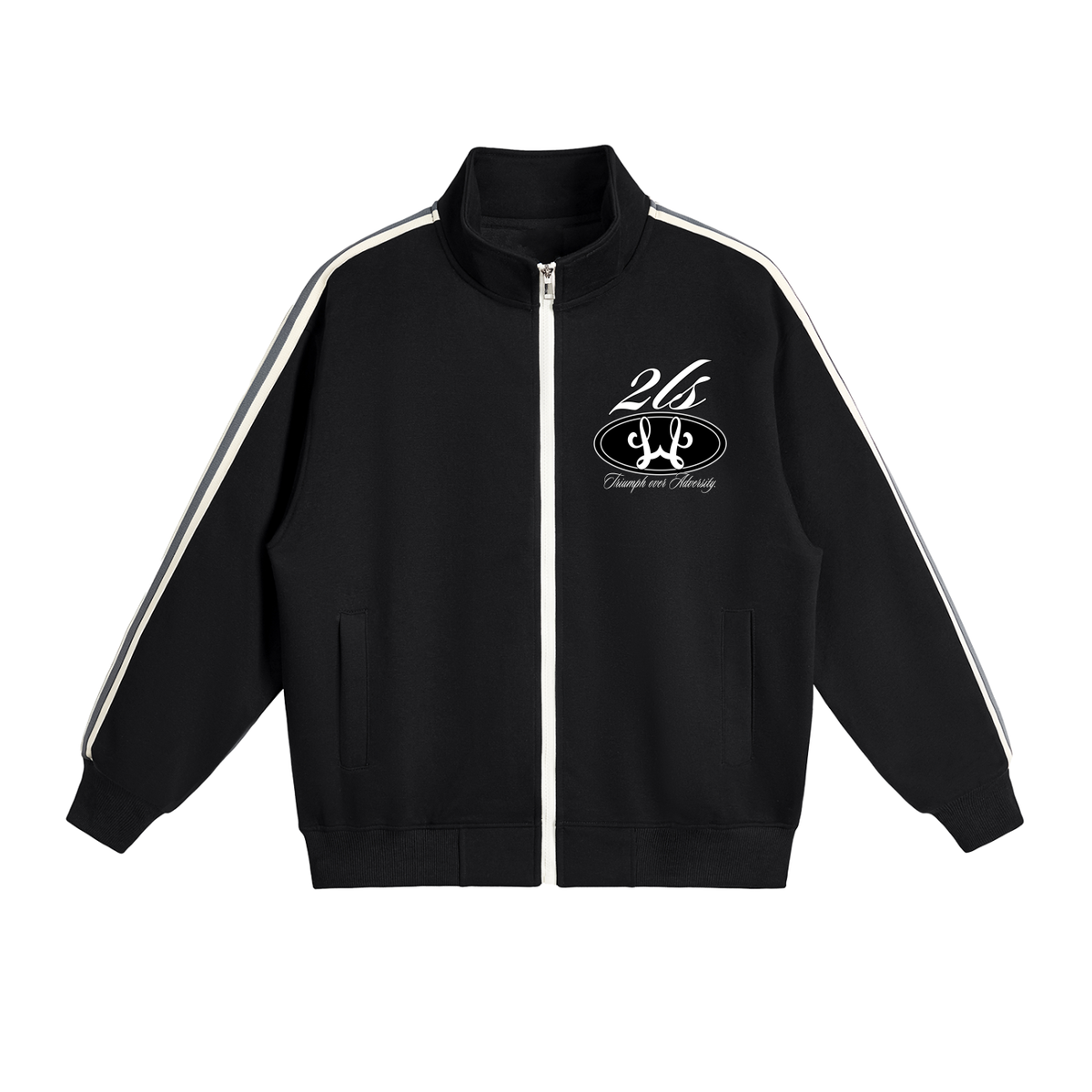 2LS Contrast Side-Stripe Track Jacket
