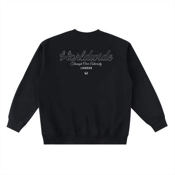 2LS Oversized Crewneck Taped Sweatshirt